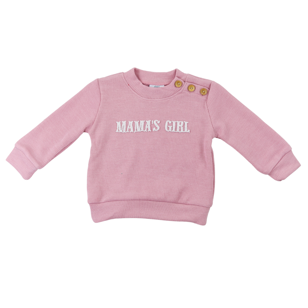 French Knot Pink Sweater