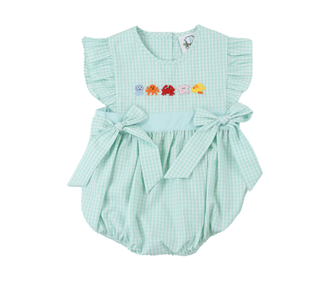 Under the Sea French Knot Girls Bubble