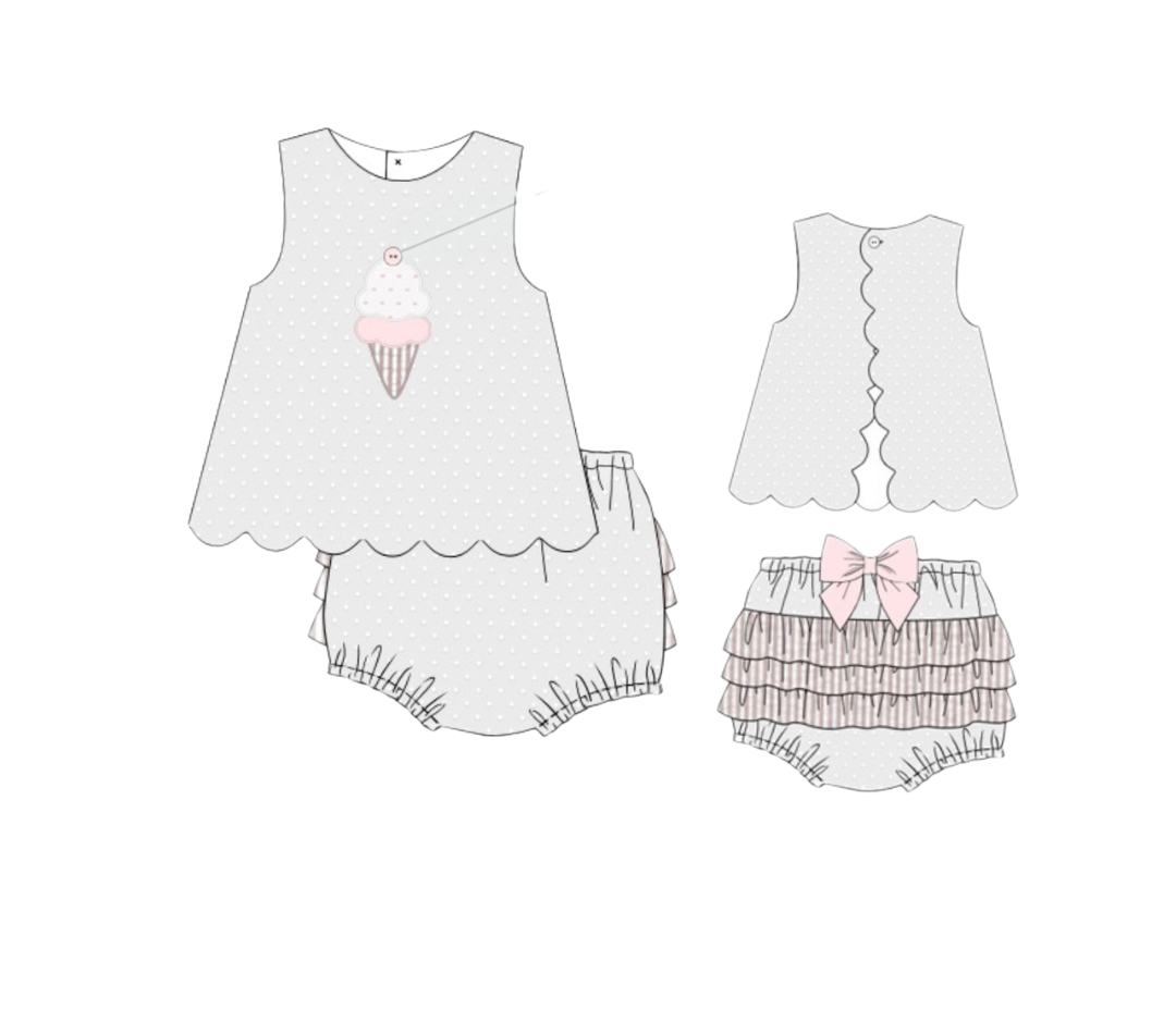 Scream for Icecream Bloomer Set