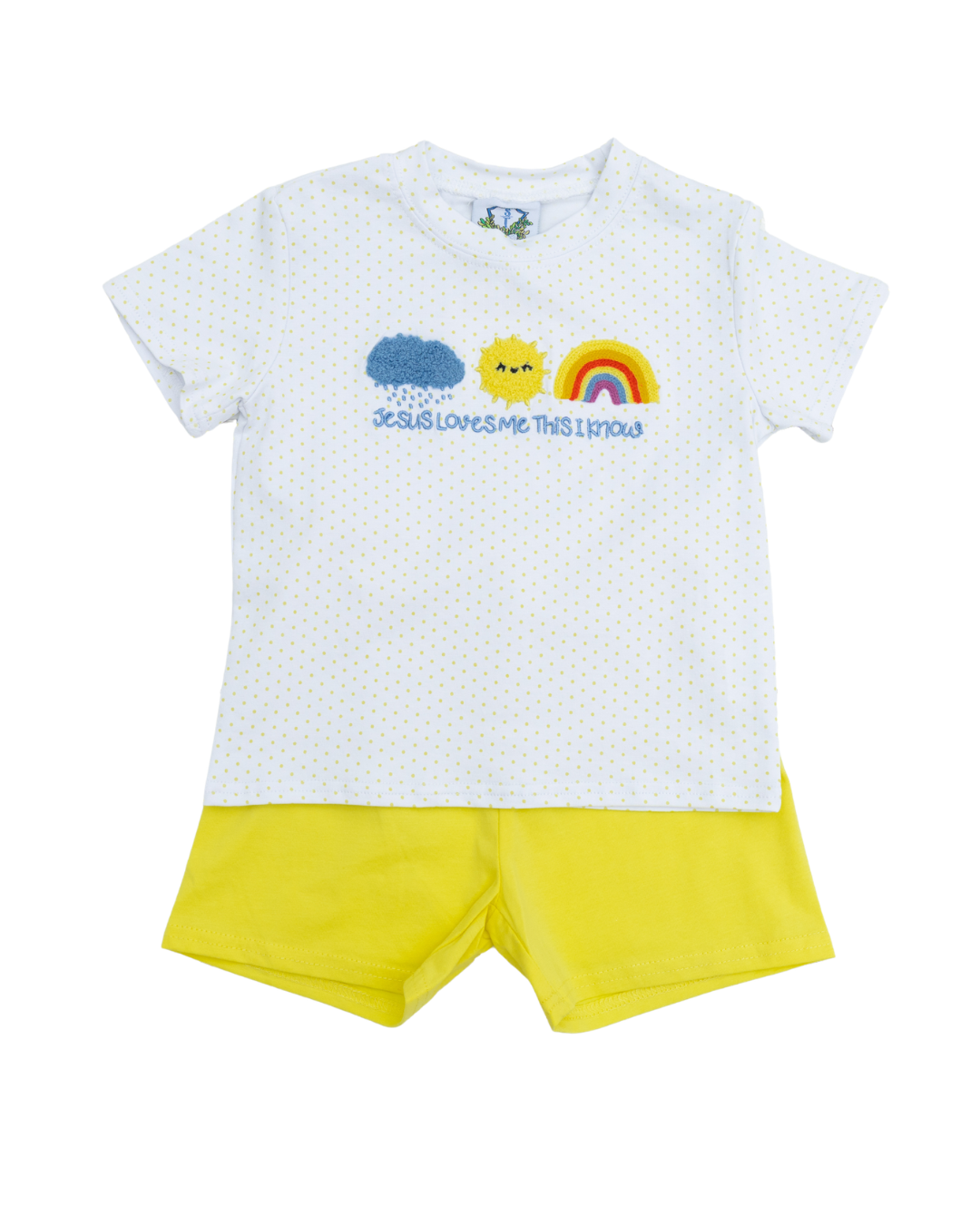 Jesus Loves Me Boy Short Set