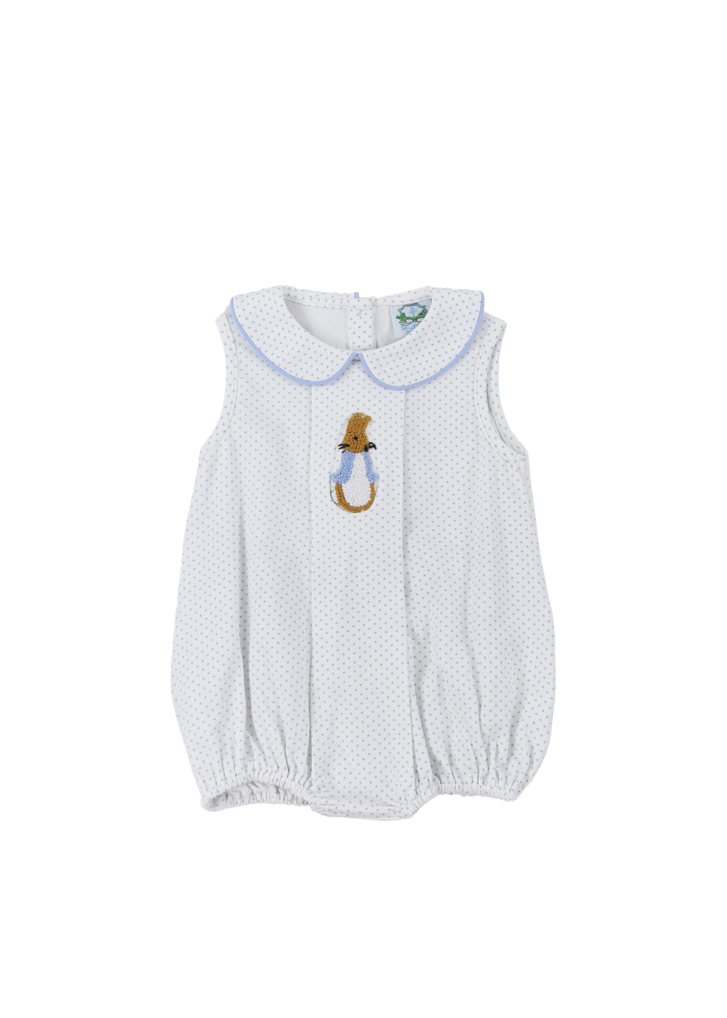 French Knot Blue Rabbit Bubble