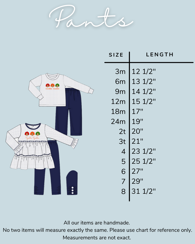 French knot Big Brother Boys Bitty Dot Blue Pant set