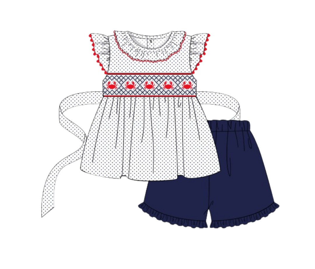 Pinchers Girl Short Set