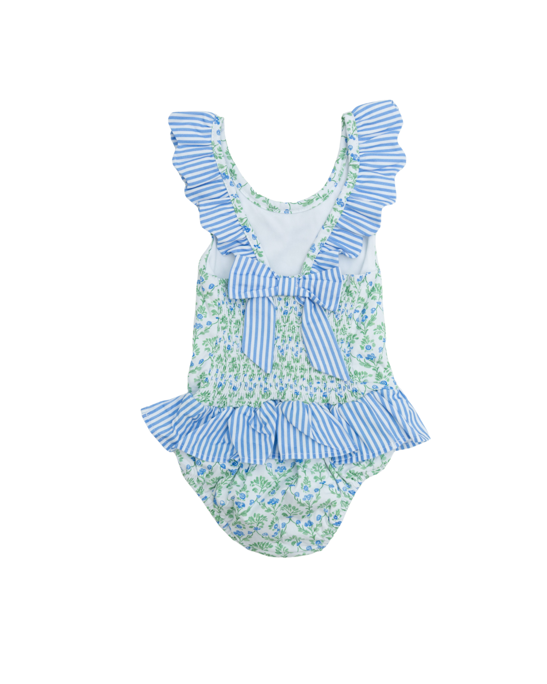 Preppy One Piece Scalloped Swimsuit