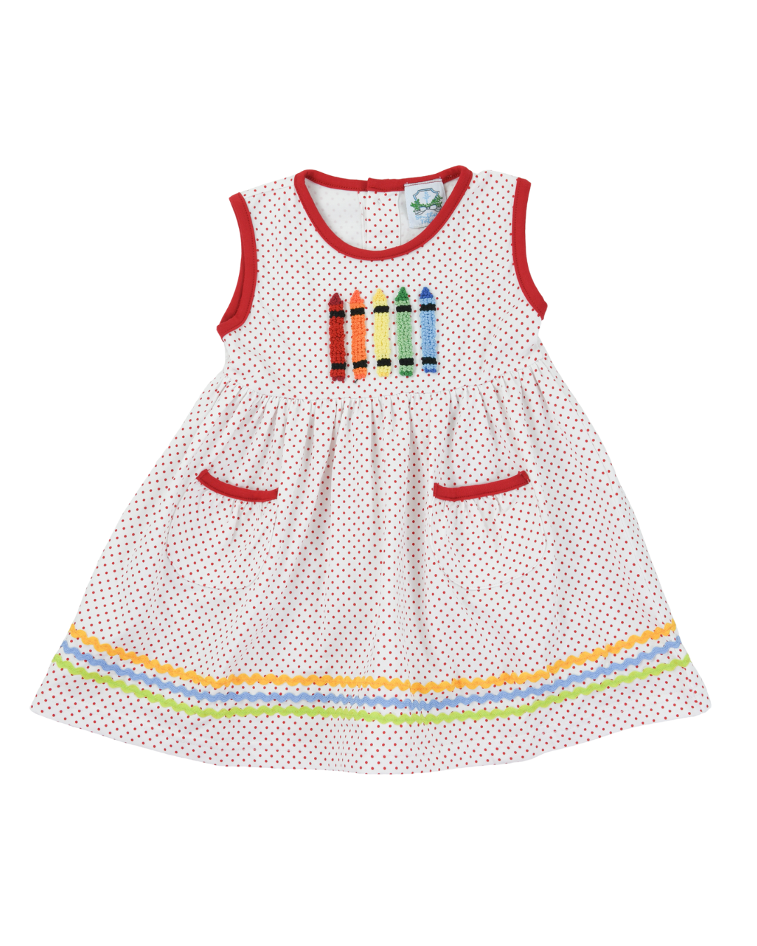 French Knot Crayons Dress