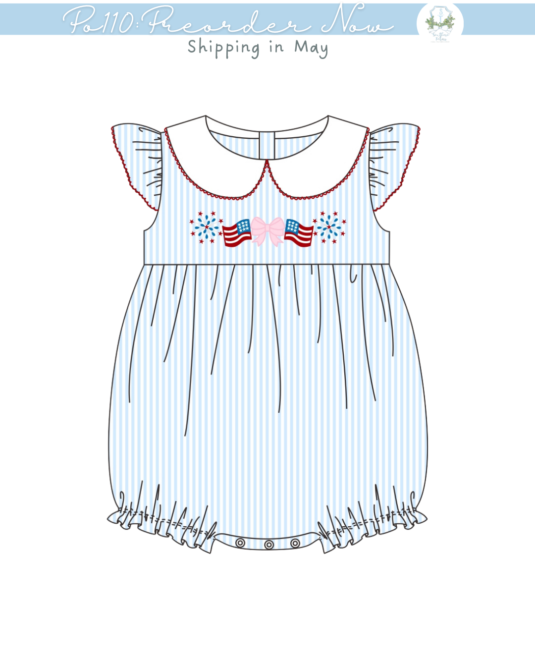 PO110: American French Knot Girl Bubble