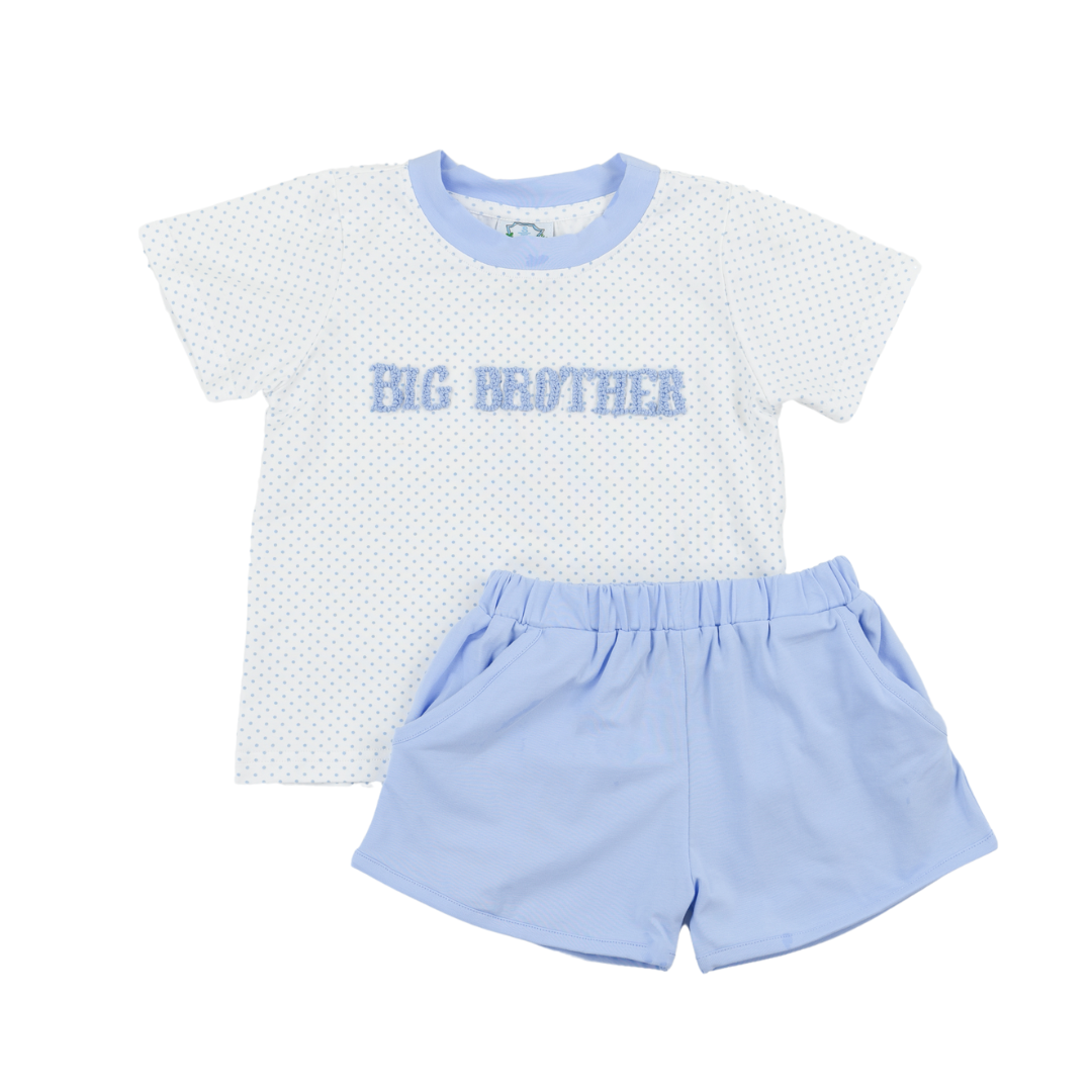 French Knot Big Brother Short Set
