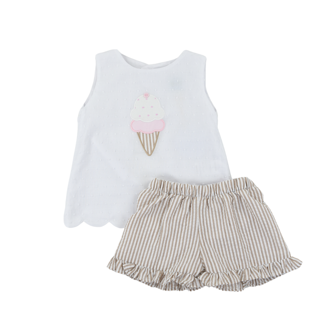 Scream for Icecream Short Set