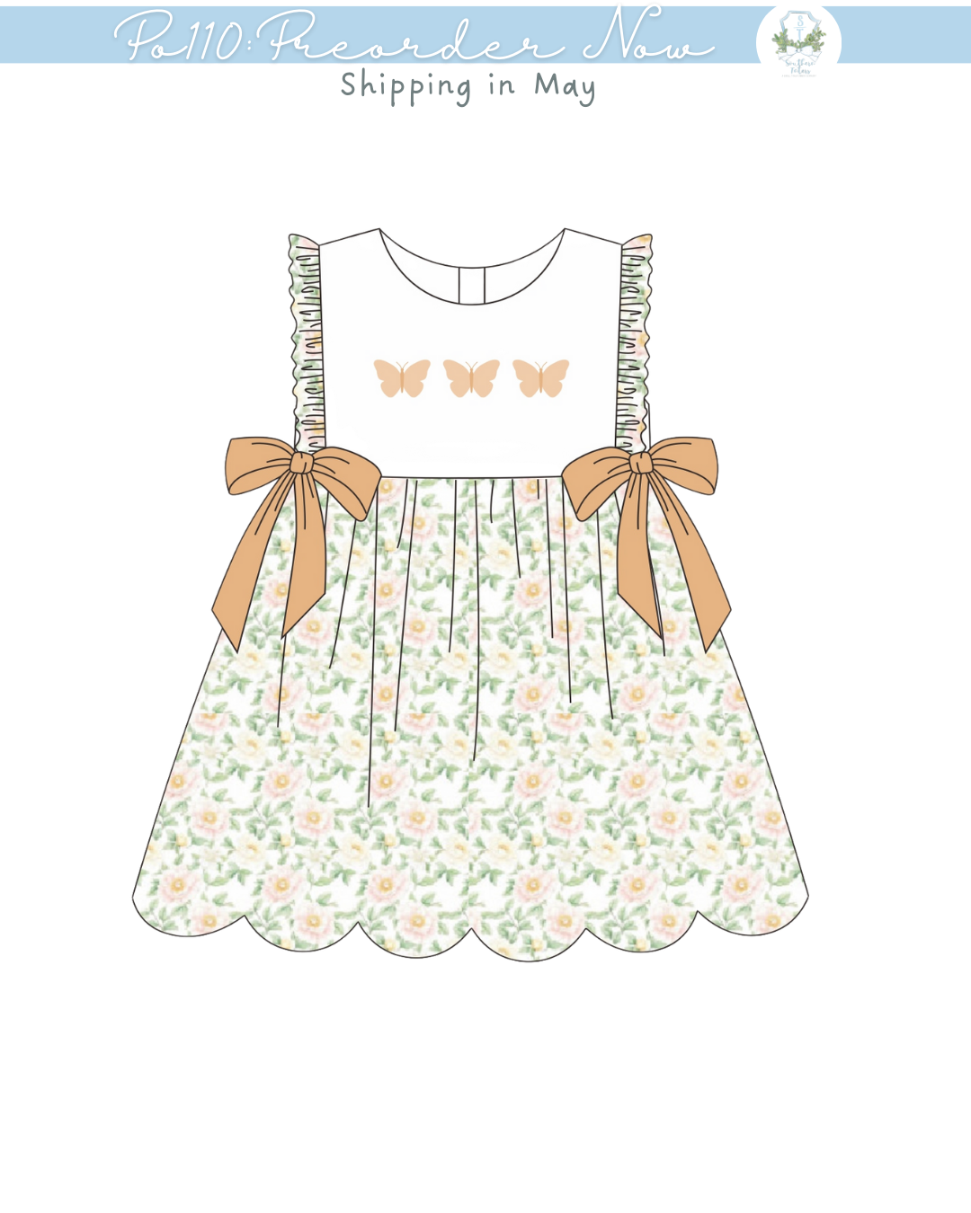 PO110: Butterfly Dress