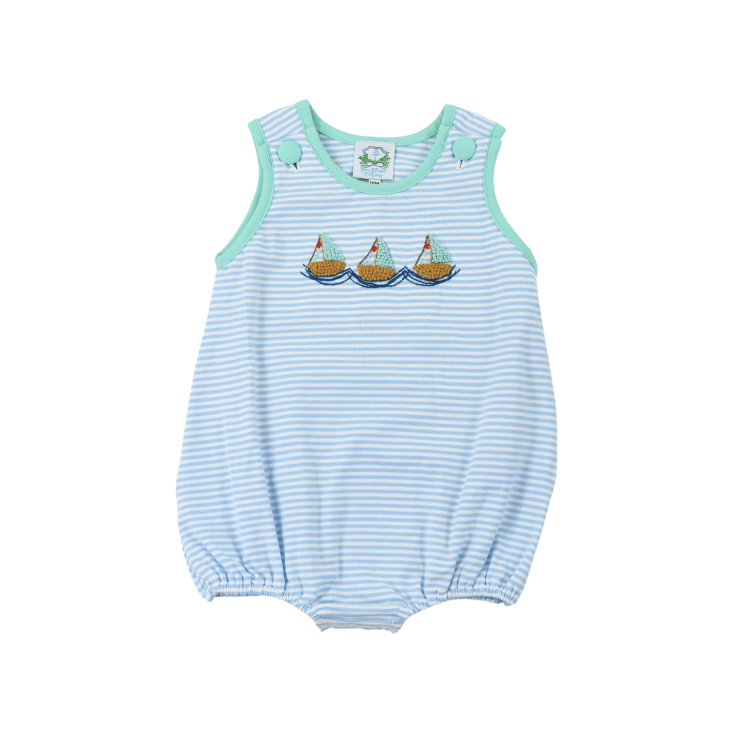 French Knot Boats Boy Bubble