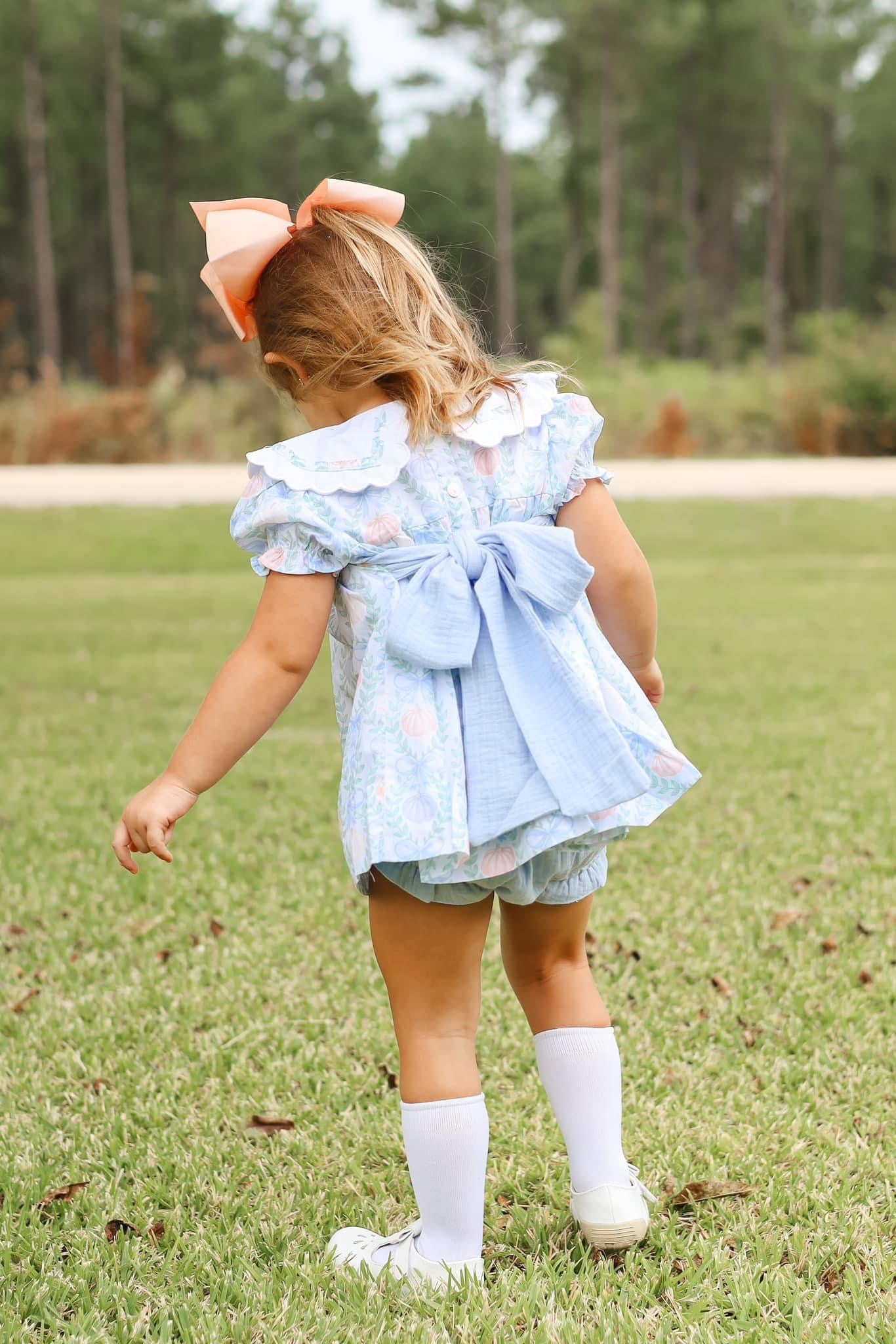 Printed Pumpkin Patch Bloomer Set
