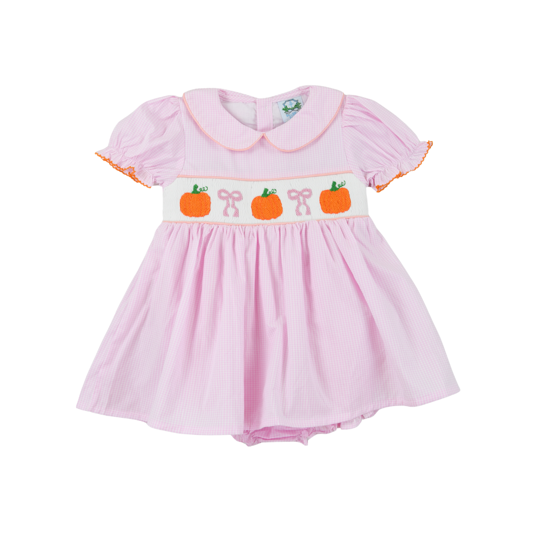 Pumpkin Patch Express Pink Gingham Skirted Bubble
