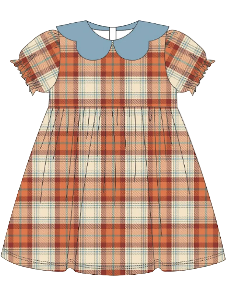 PO114: Fall Plaid Dress