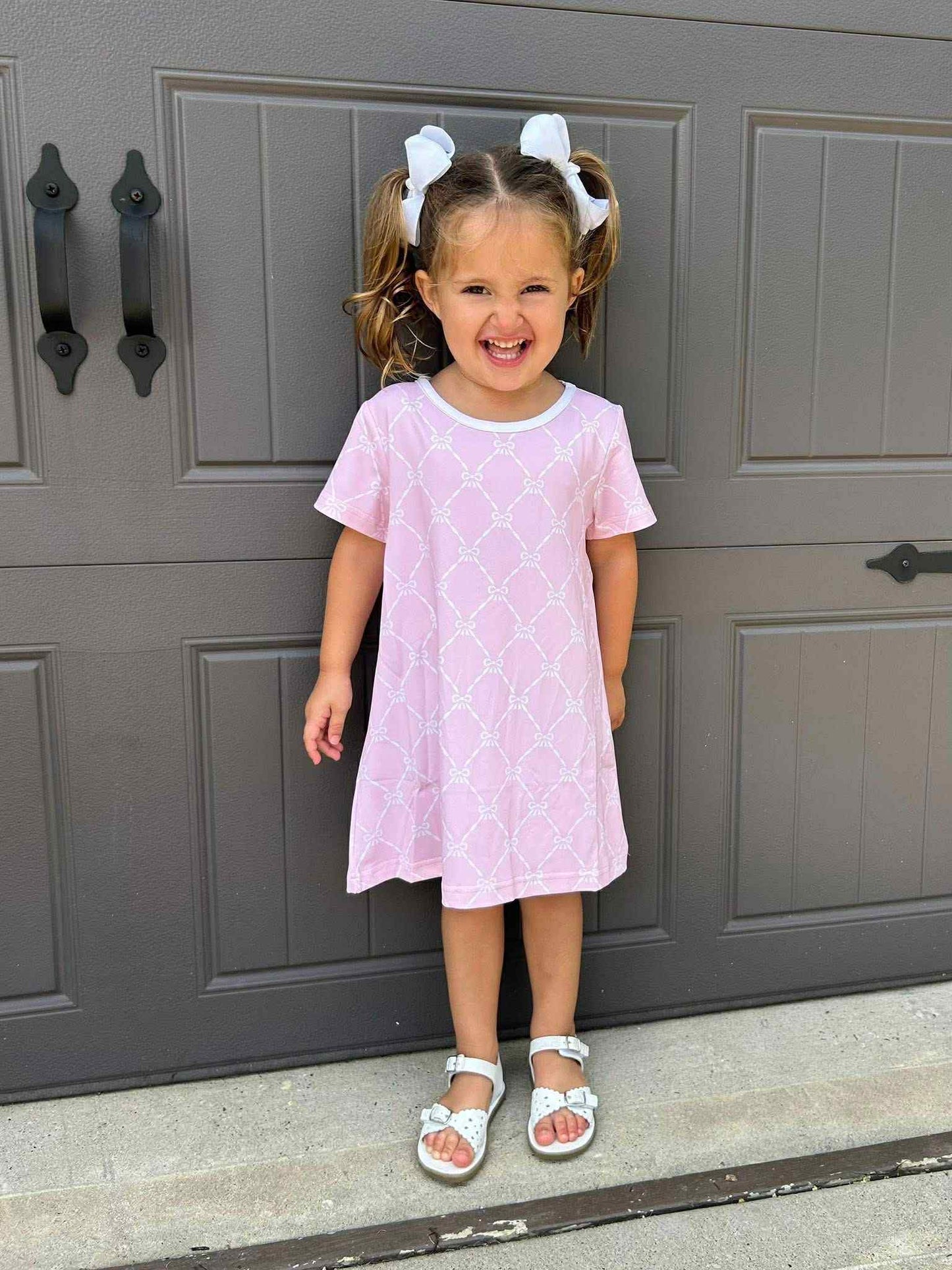 Playtime Bow Trellis Dress
