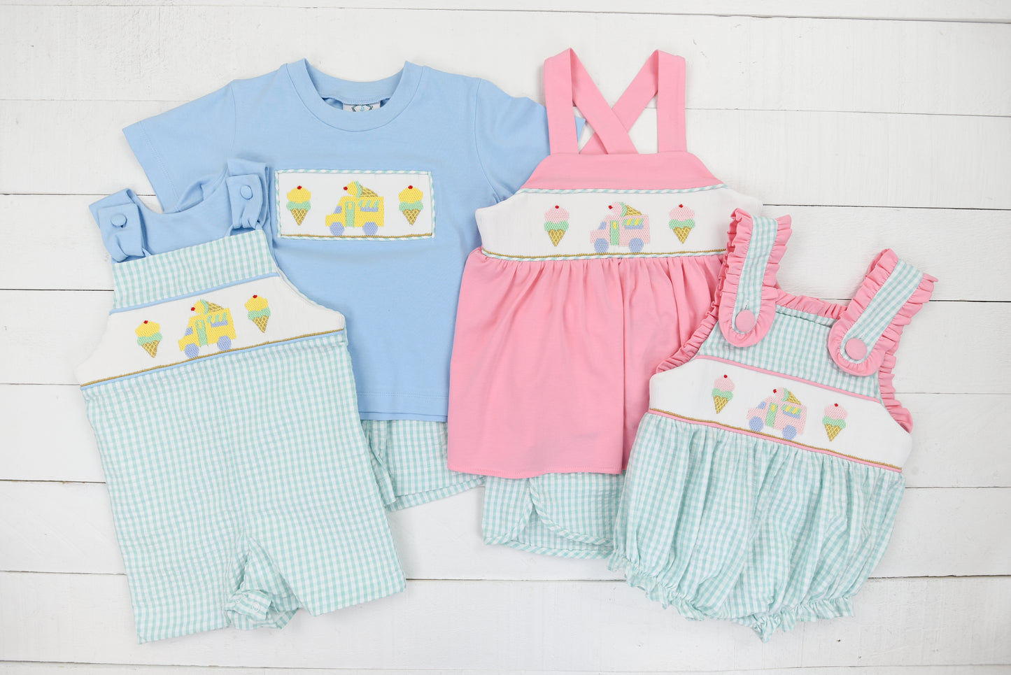 Scream for Ice Cream Girl Short Set