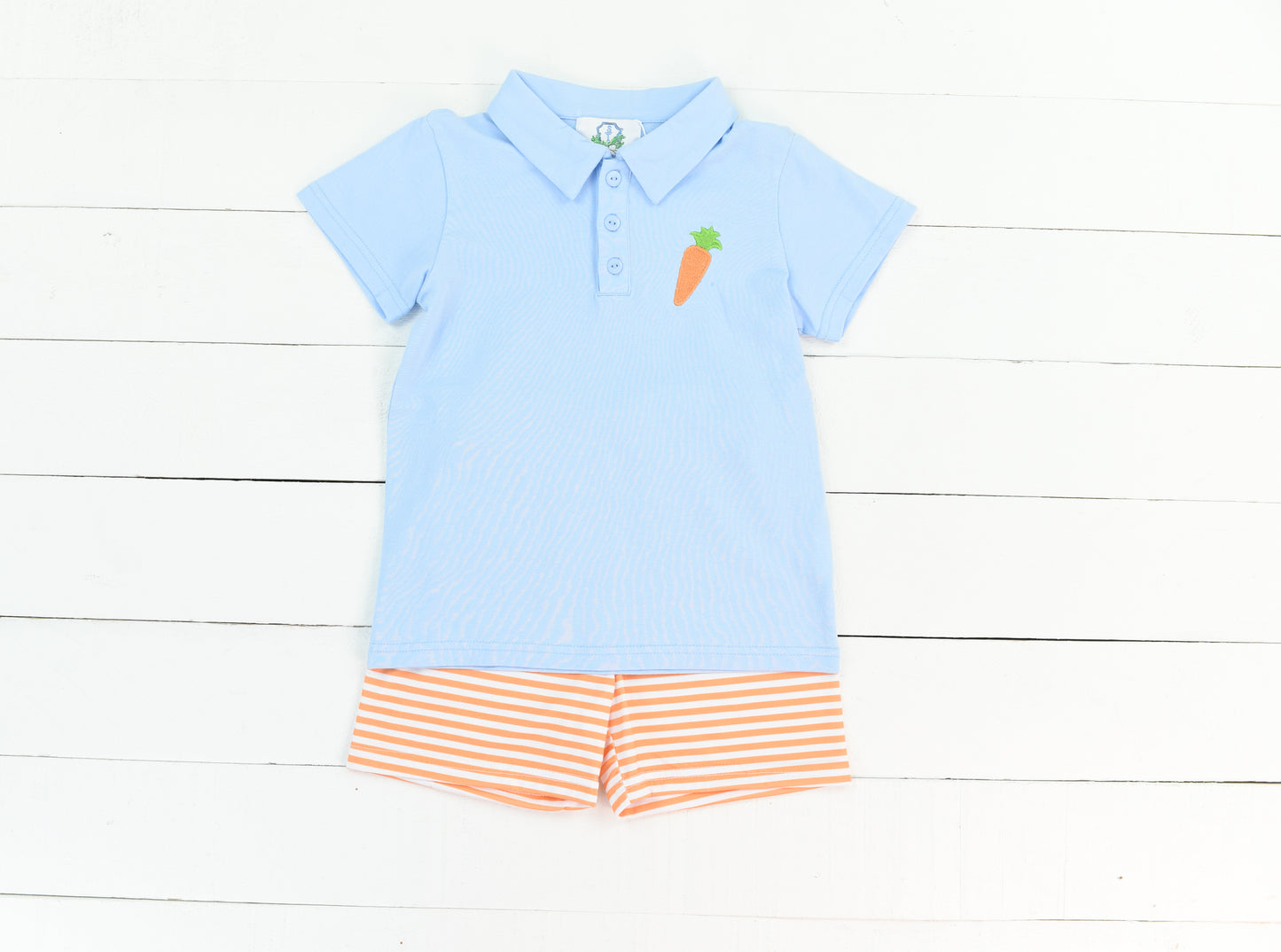 Carrot Pocket Polo Short Set
