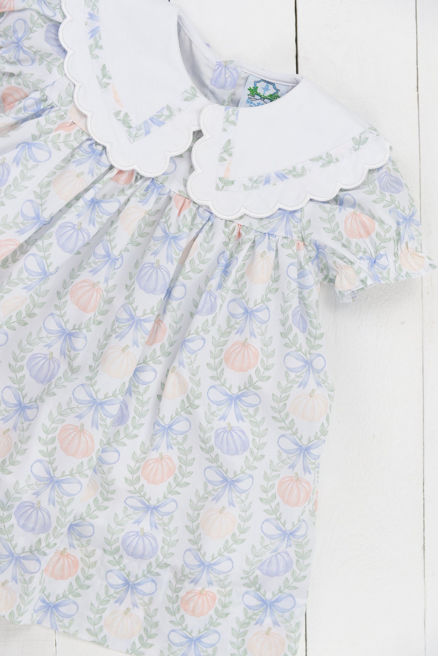 Printed Pumpkin Patch Dress