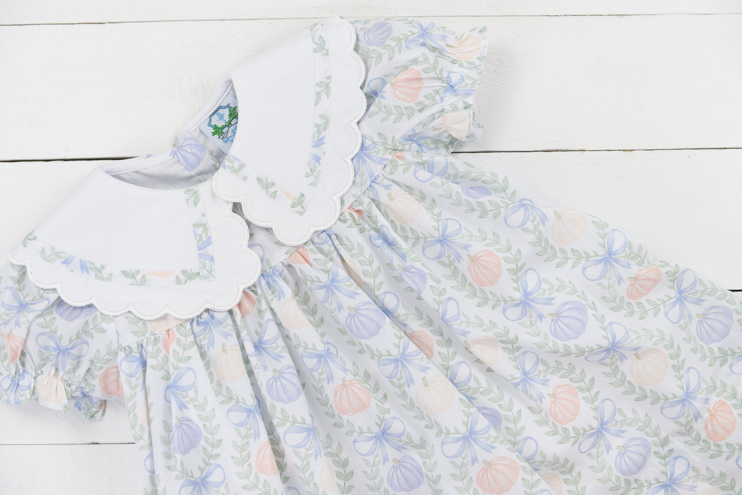 Printed Pumpkin Patch Dress