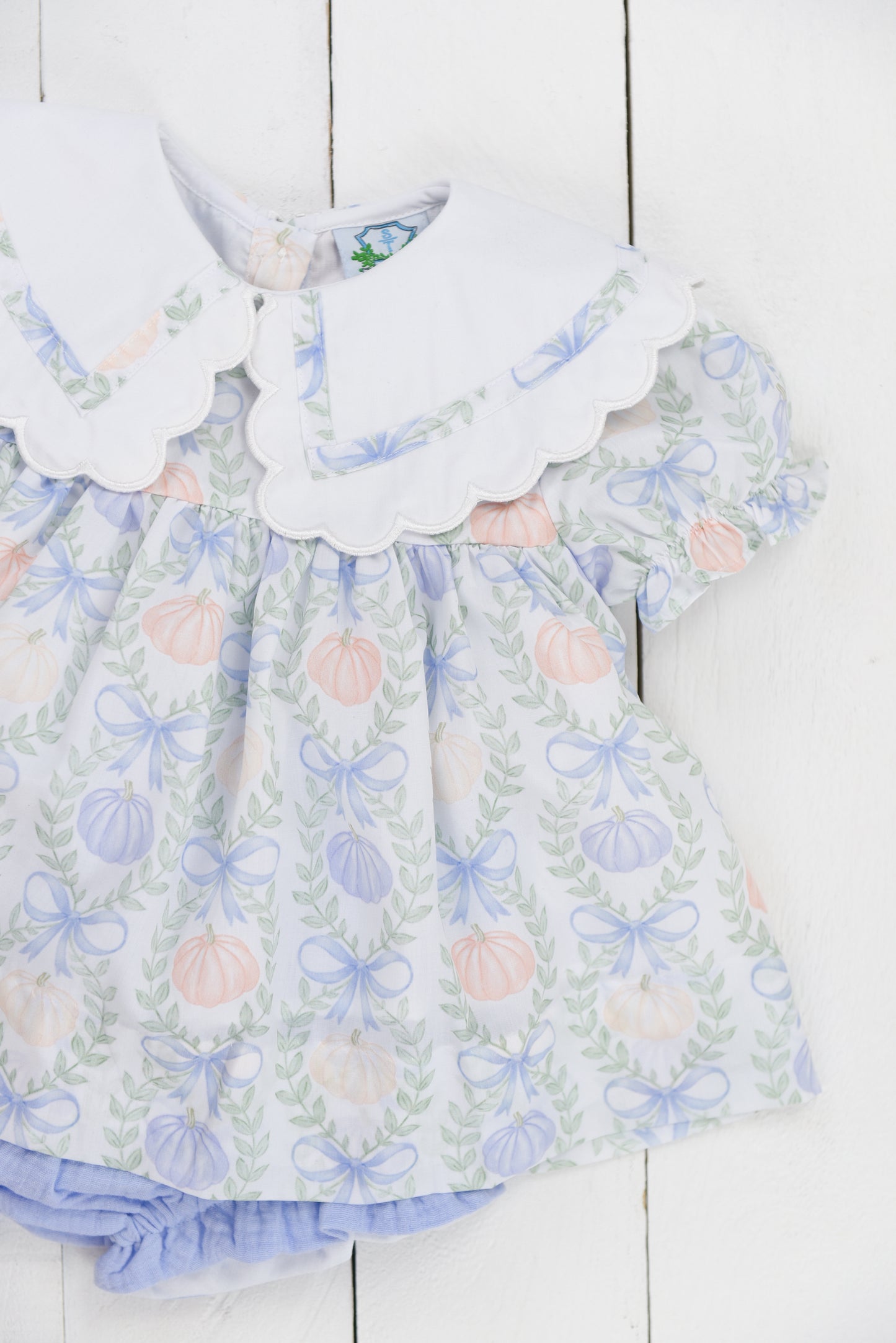 Printed Pumpkin Patch Bloomer Set