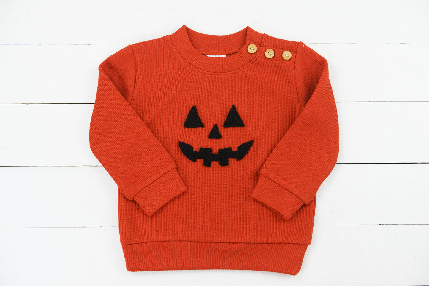 Orange Jack-O-Lantern Sweater
