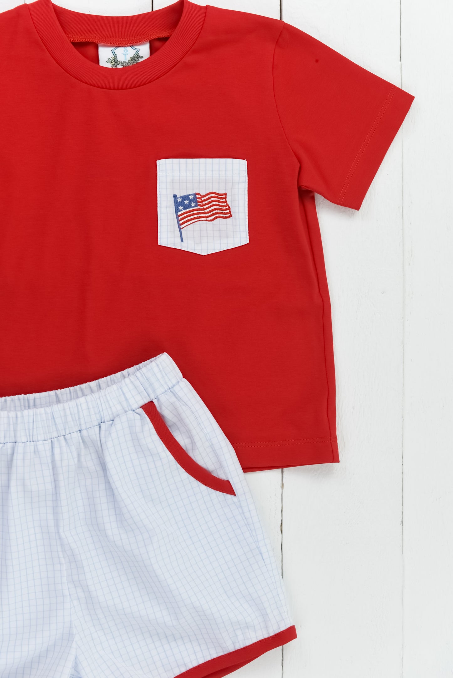 Flying Freedom Boy Short Set