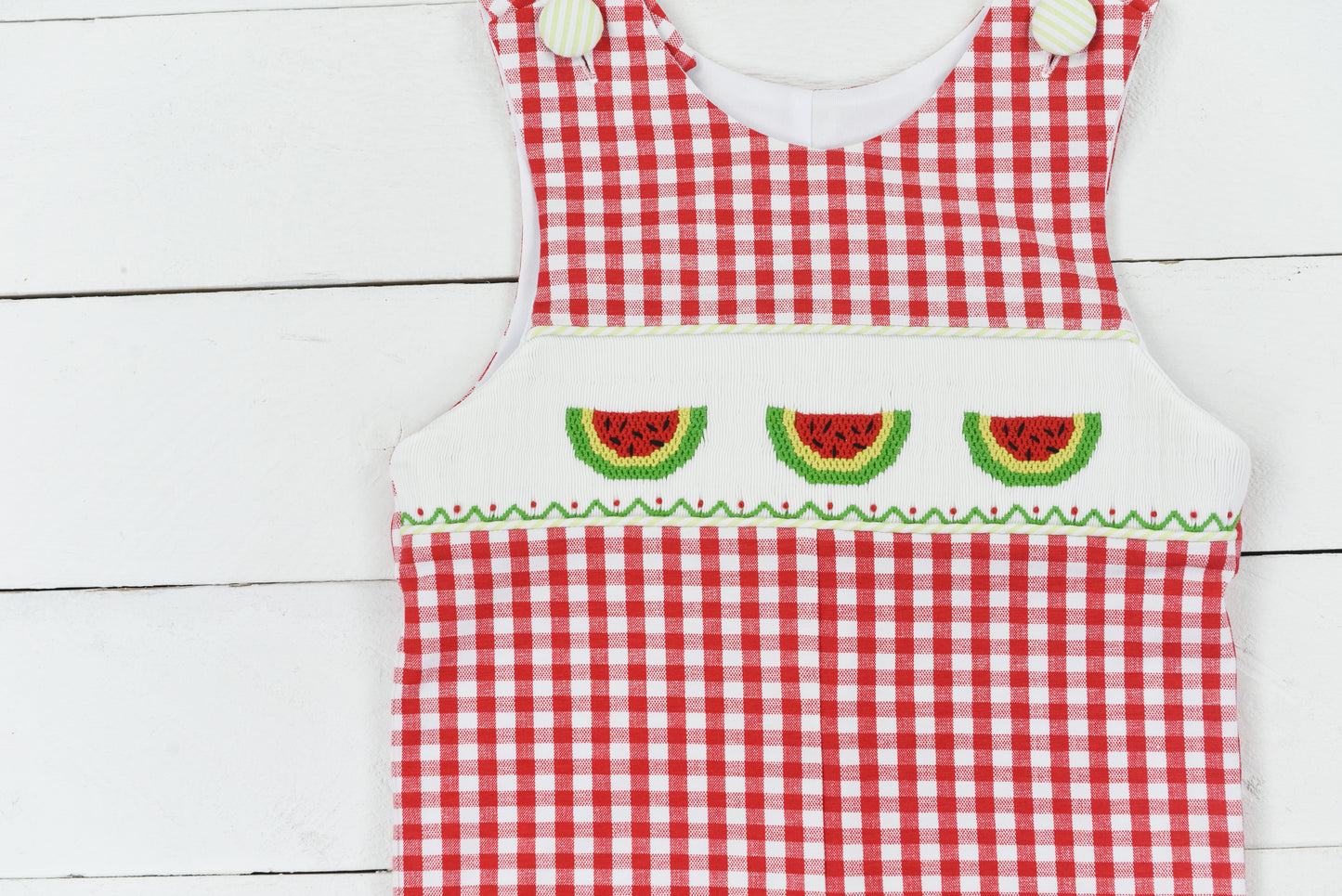 Smocked Watermelon Jon Jon