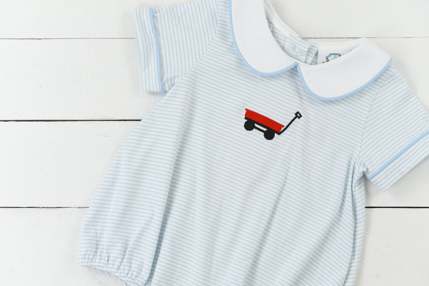 Little Red Wagon Knit Boys Bubble