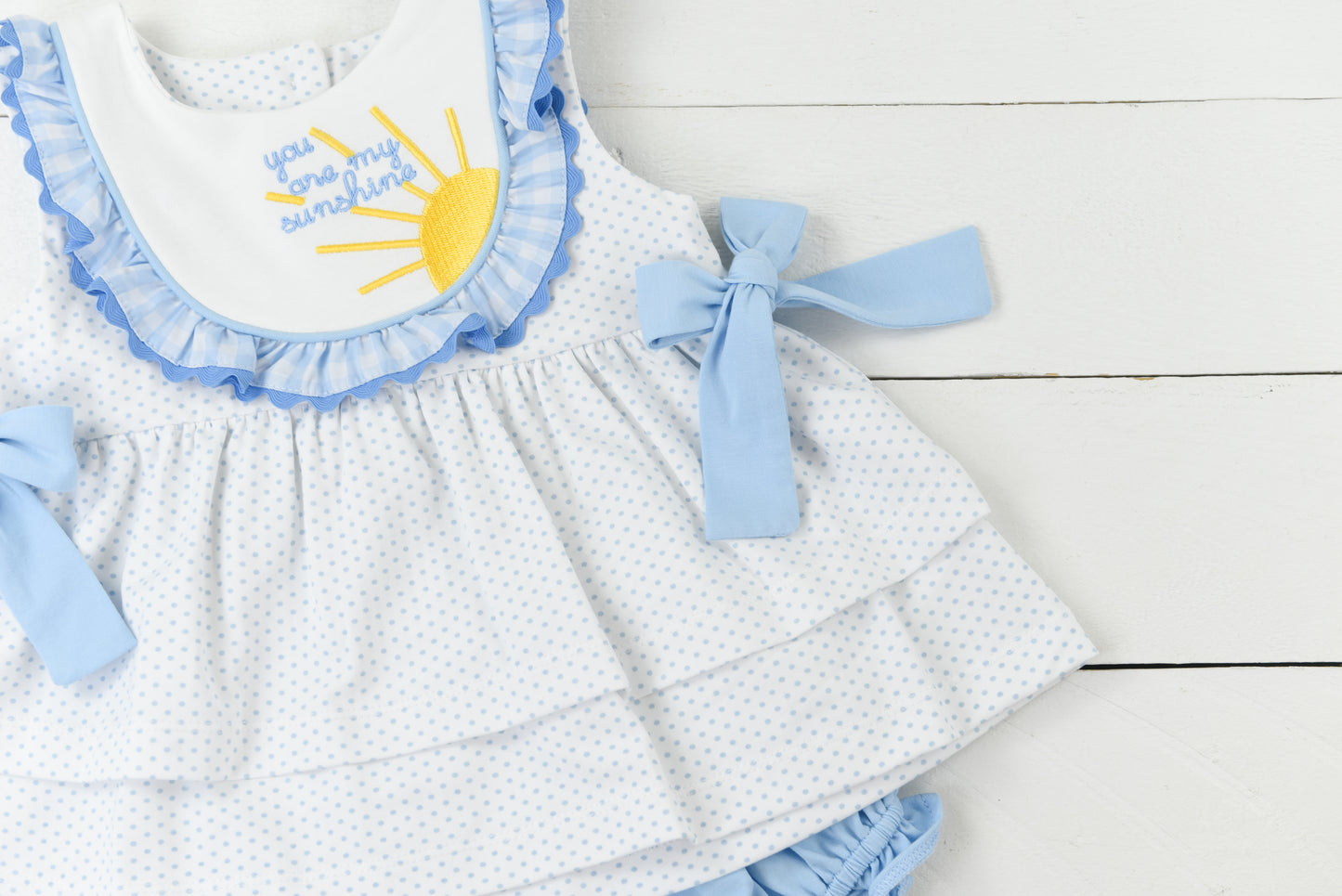 You are my Sunshine Knit Girl Bubble