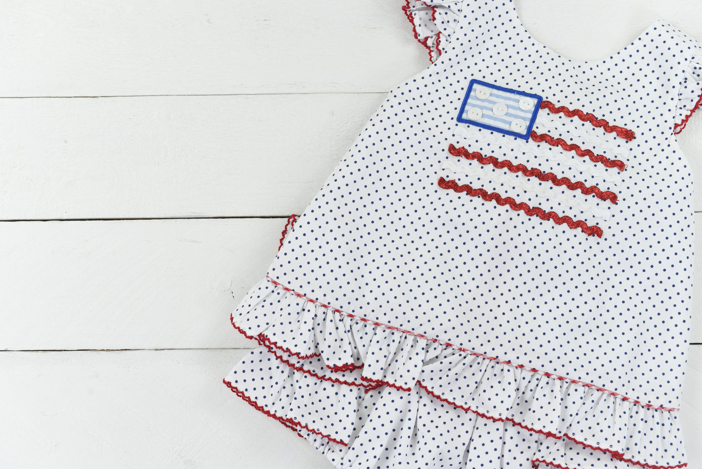 USA Flag Bloomer Set