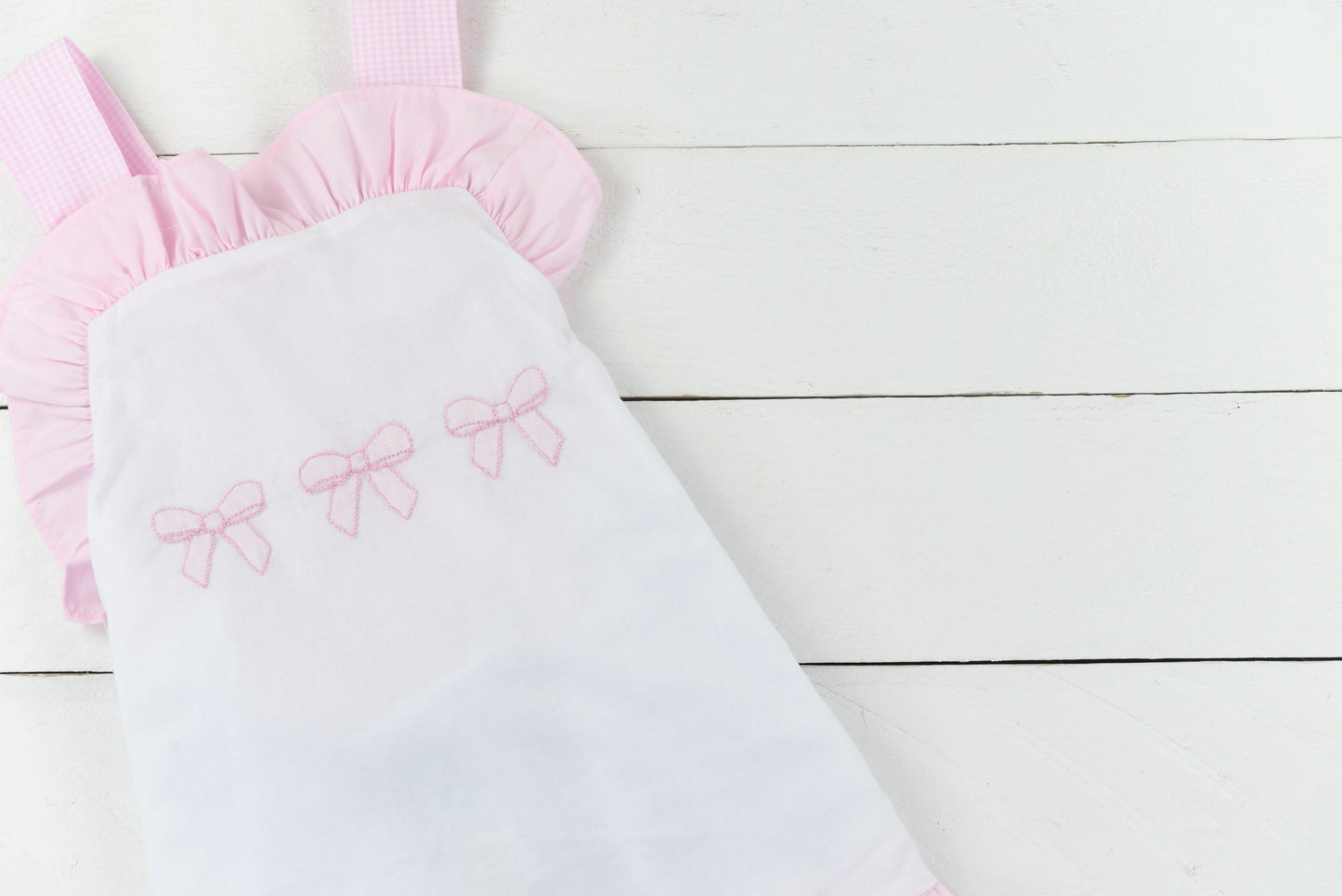 Classic Shadow Stitch Bow Sunsuit