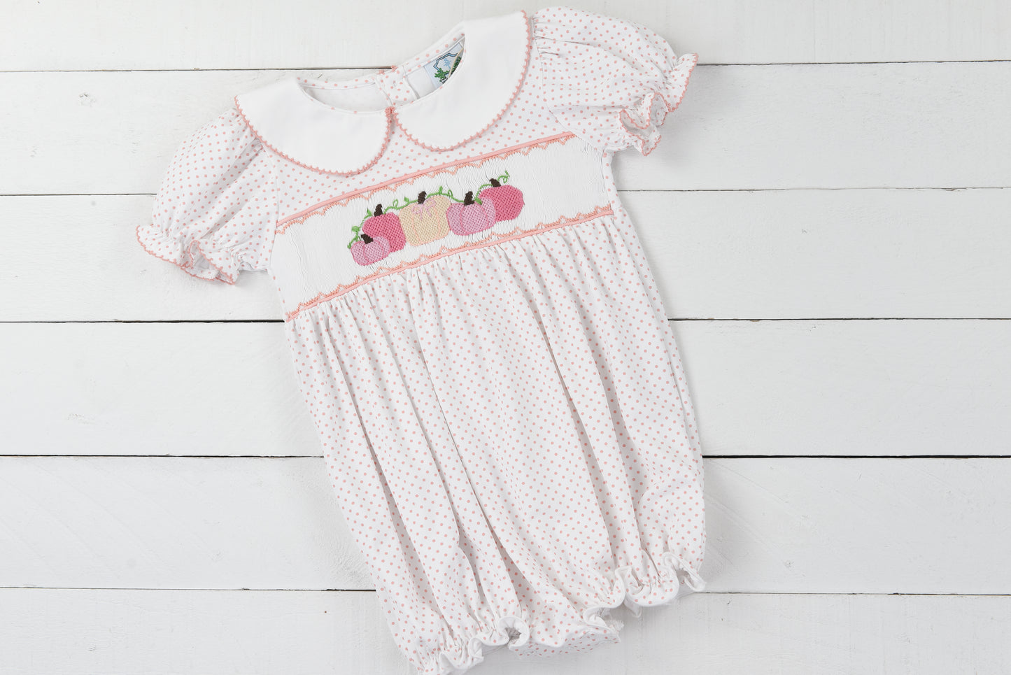 Peach Pumpkins Girl Bubble
