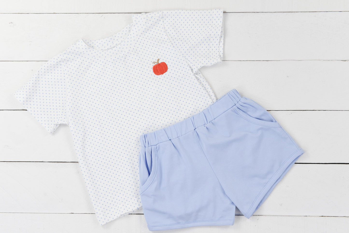 Precious Pumpkin Boys Short Set