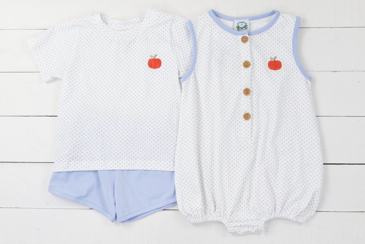 Precious Pumpkin Boys Short Set