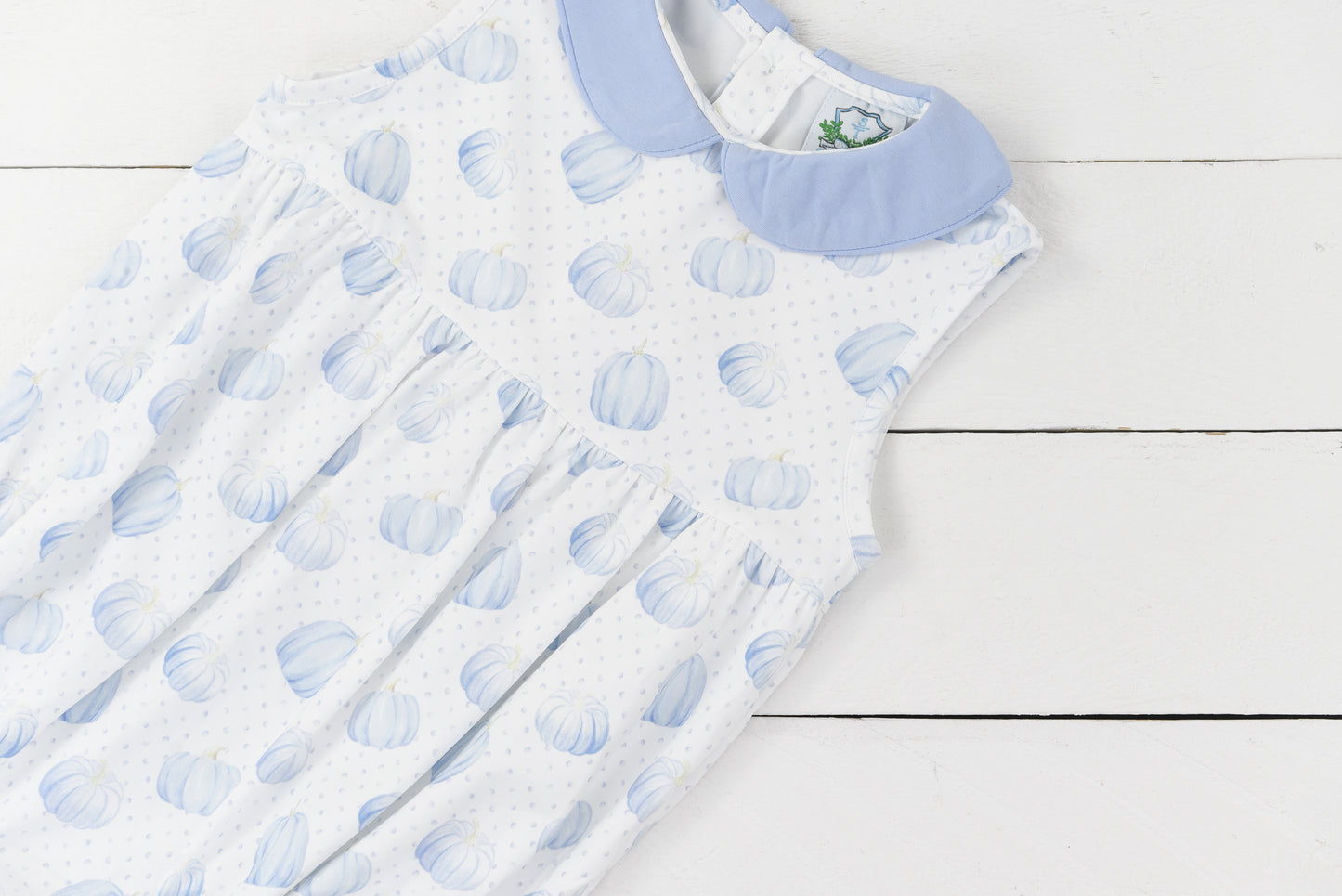 Printed Pumpkin Blue Bubble