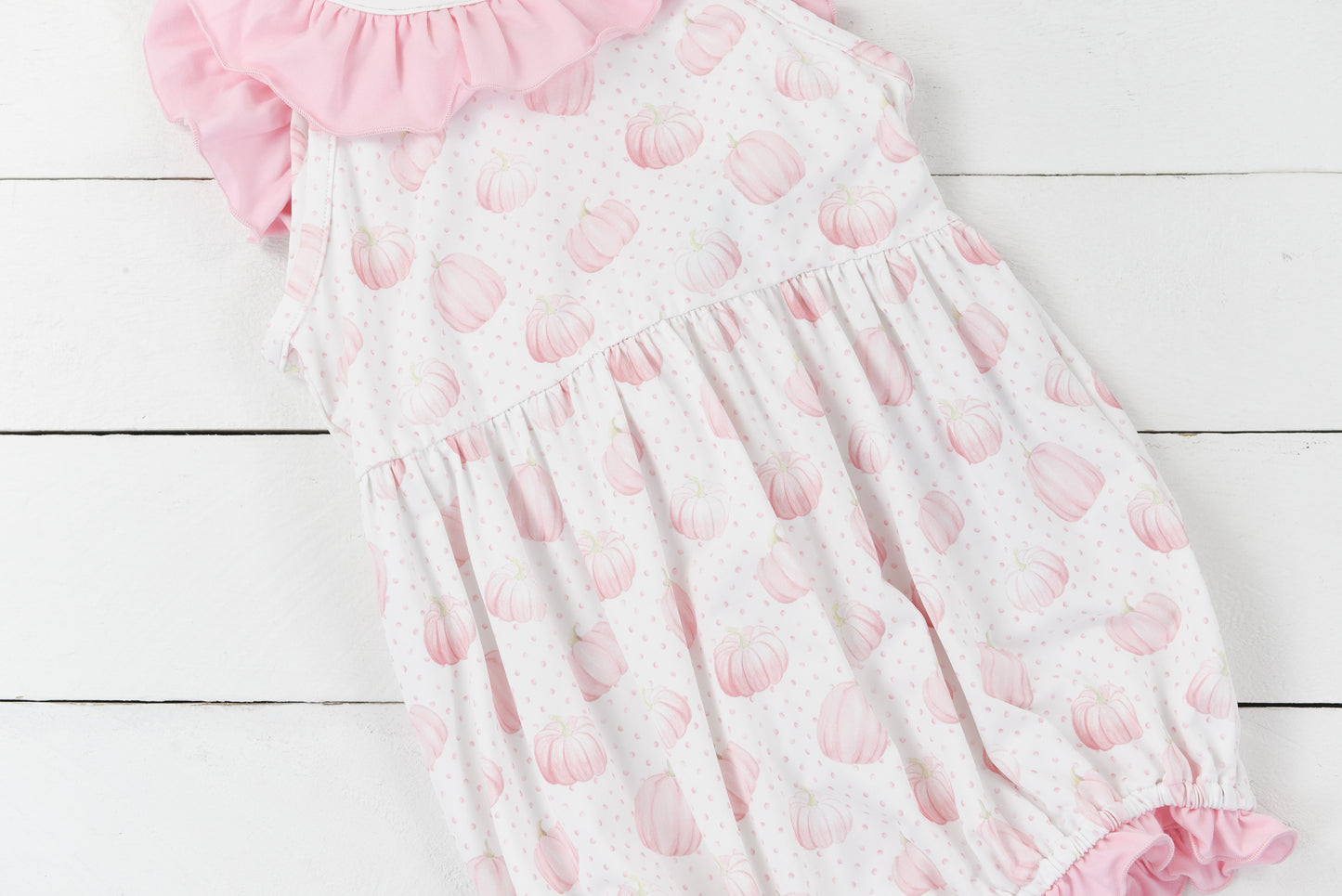 Printed Pumpkin Pink Bubble