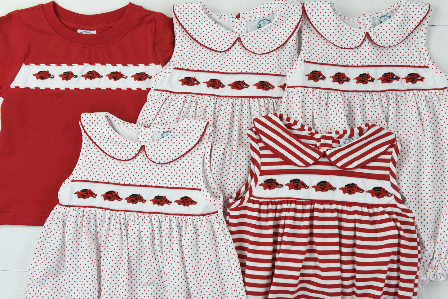 Hog Stripe Girl Short Set