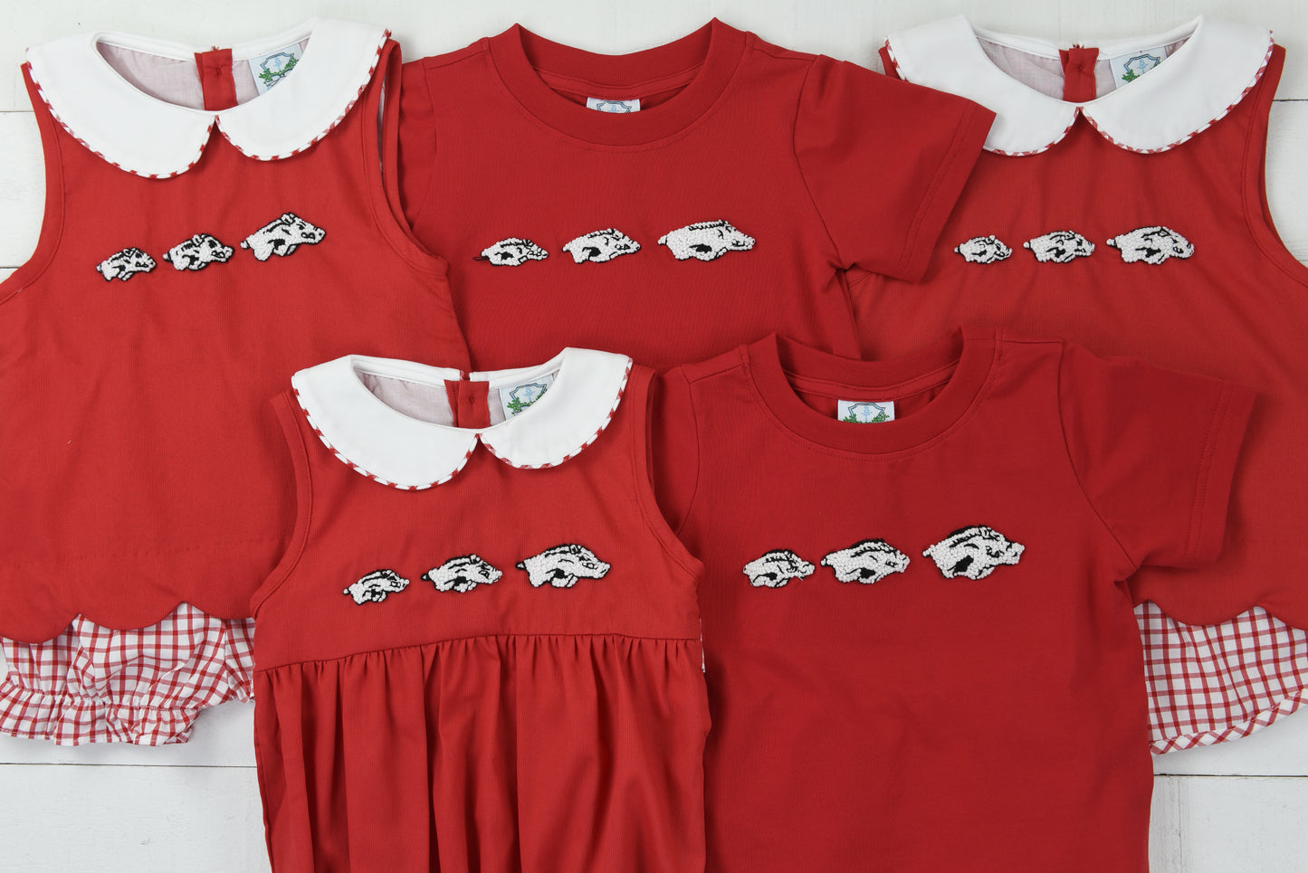 French Knot Hogs Diaper Set