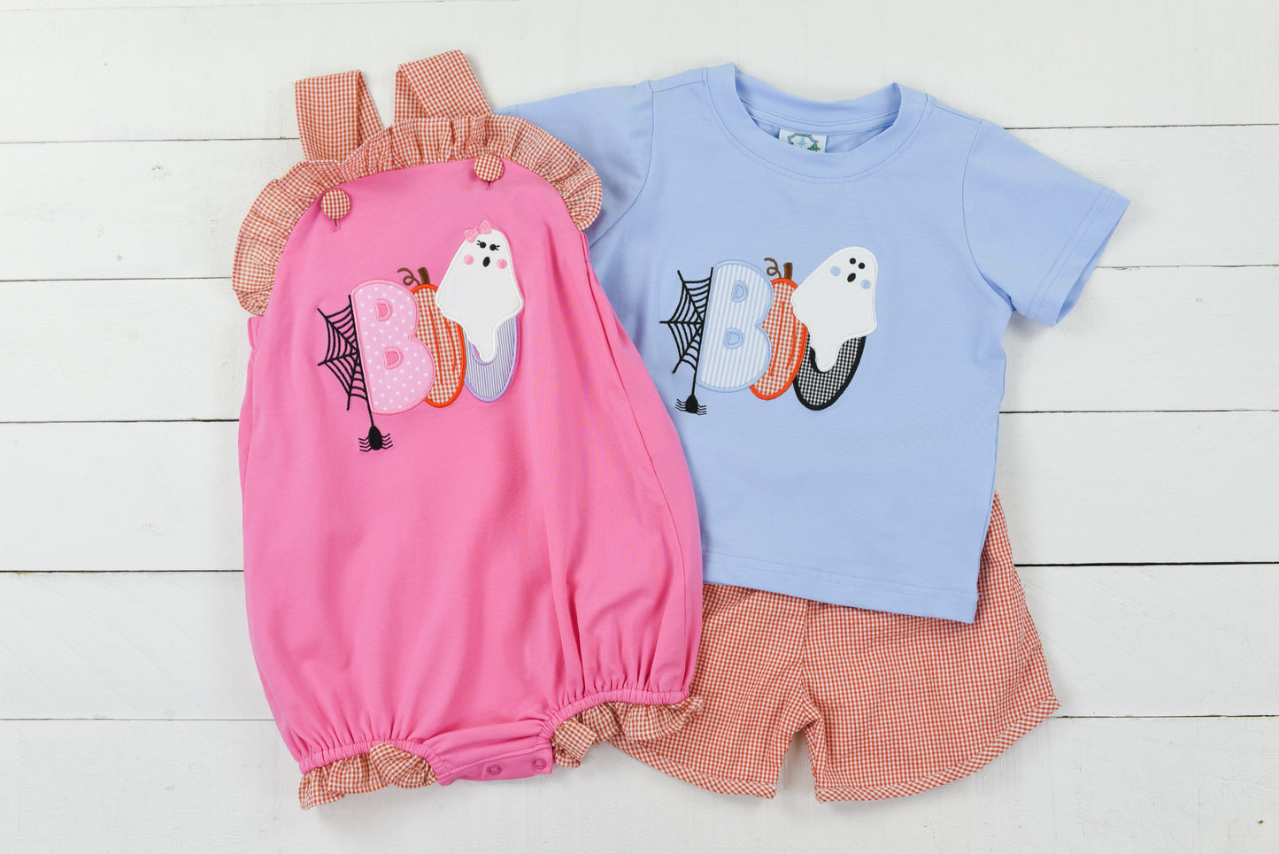 BOO Applique Boy Short Set