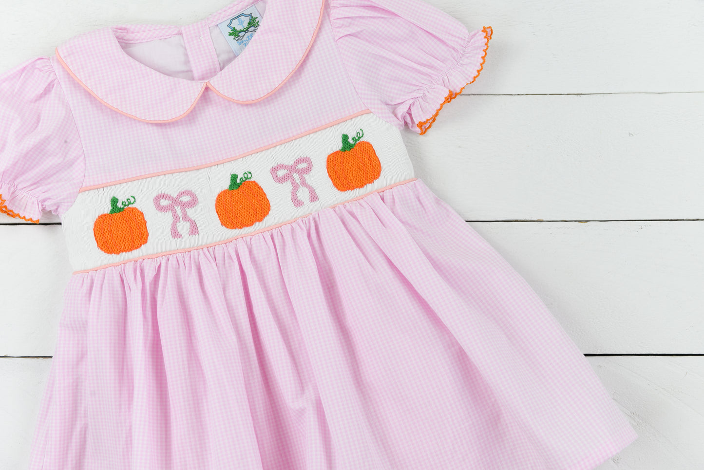 Pumpkin Patch Express Pink Gingham Skirted Bubble