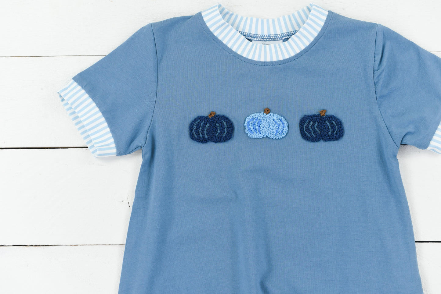 Cute & Colorful Knit Pumpkin Boys Bubble