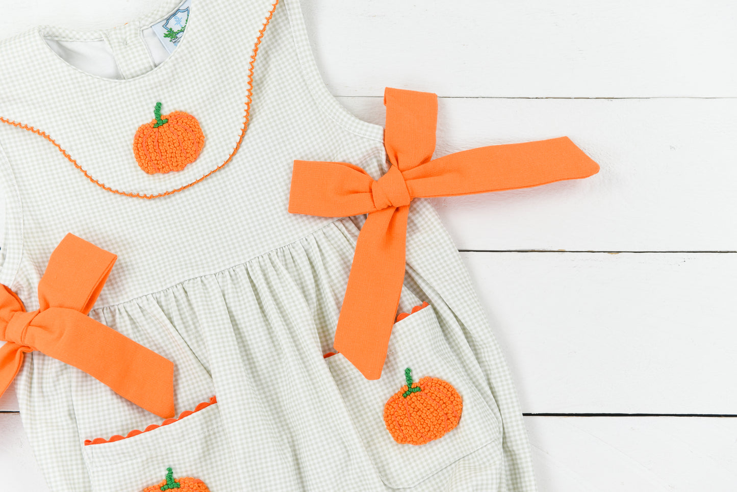 Sweet and Simple Pumpkins Girl Bubble