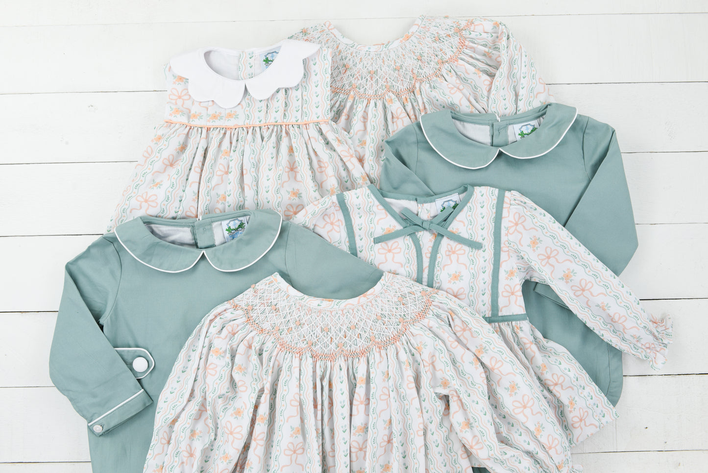 Fancy Fall Trellis Smocked Bloomer Set