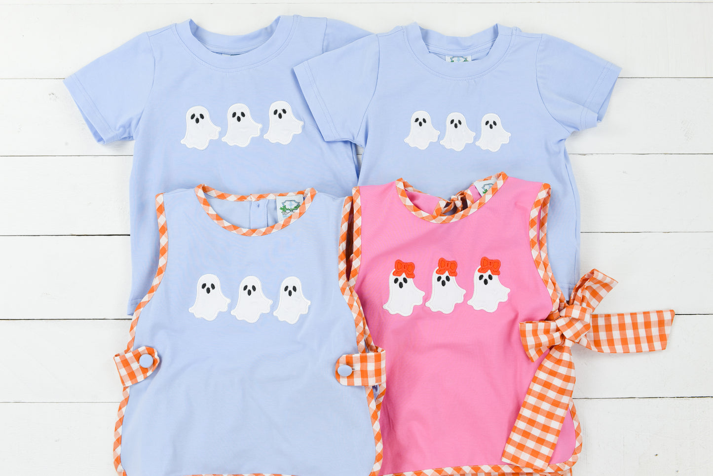 Ghost Gang Pink Apron Bubble Short Set