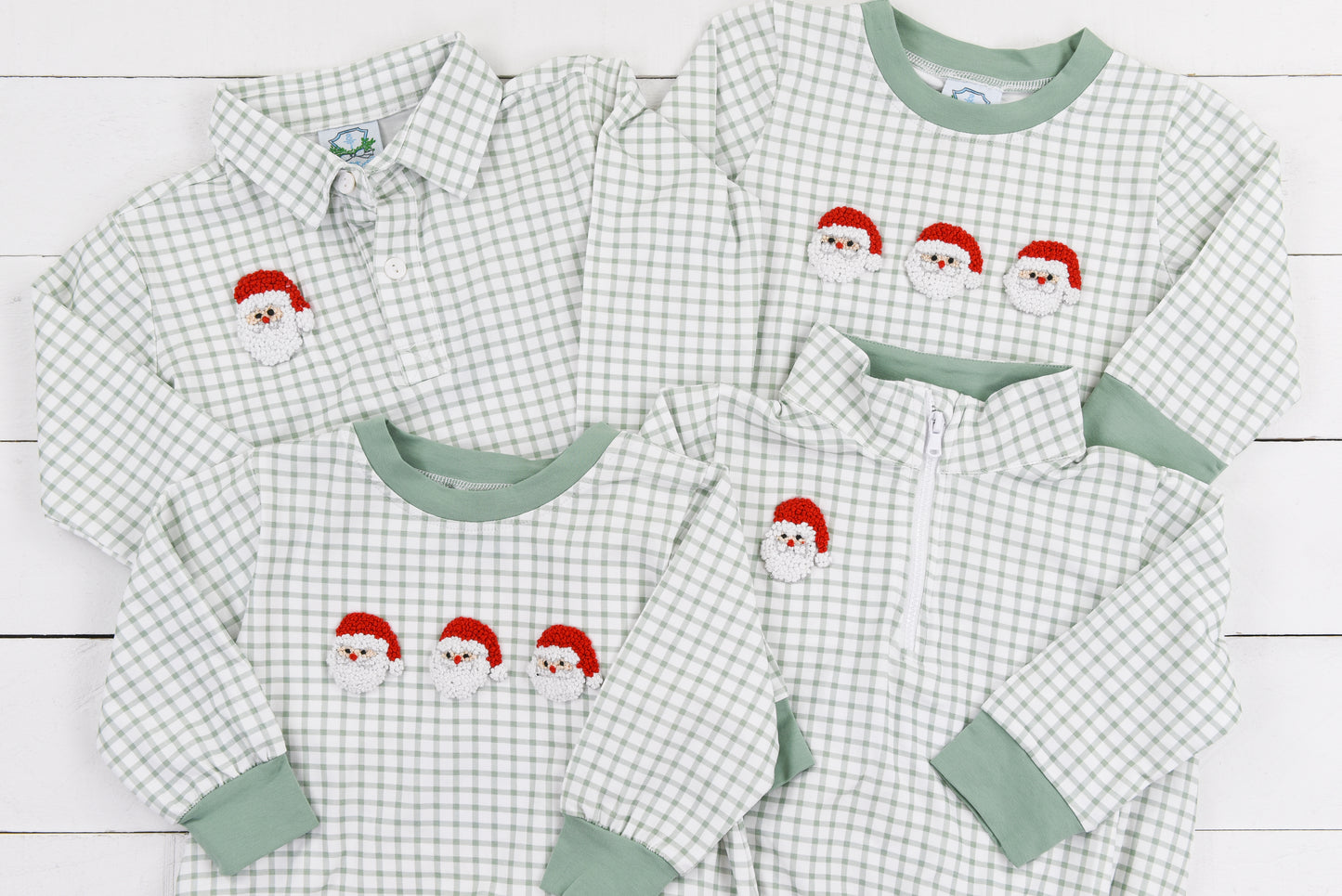Saint Nick Gingham Pullover
