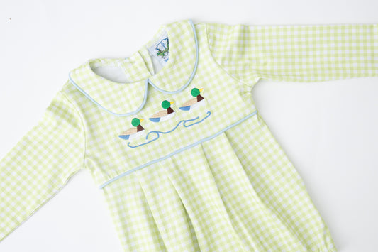 Mallard Embroidered Boys Bubble