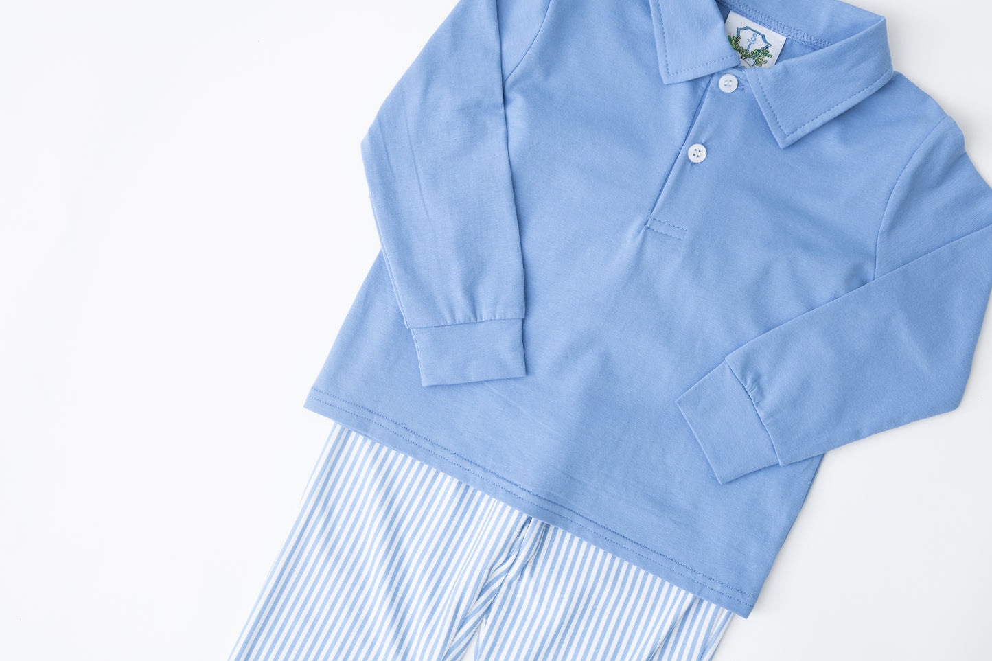 Bows and Blues Boys Pant Set