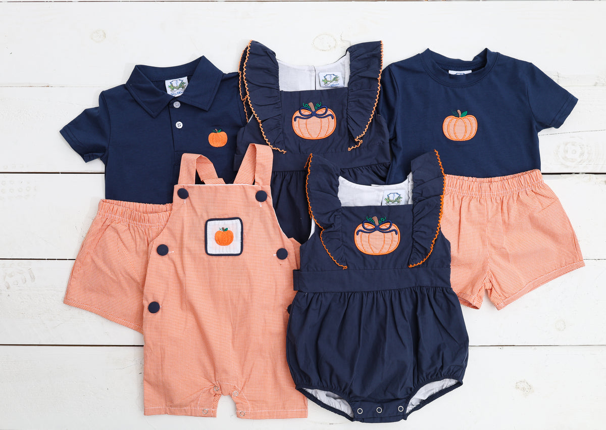Autumn Applique girls Dress
