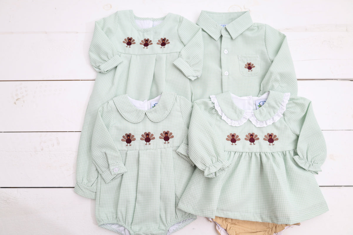 Turkey Day Girls Bloomer Set