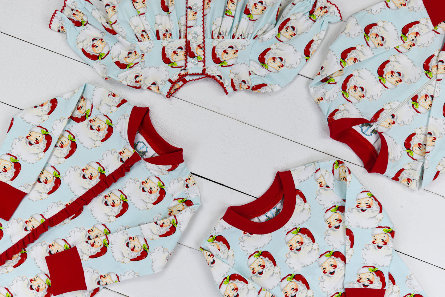Printed Santa Unisex Zippy Lounge