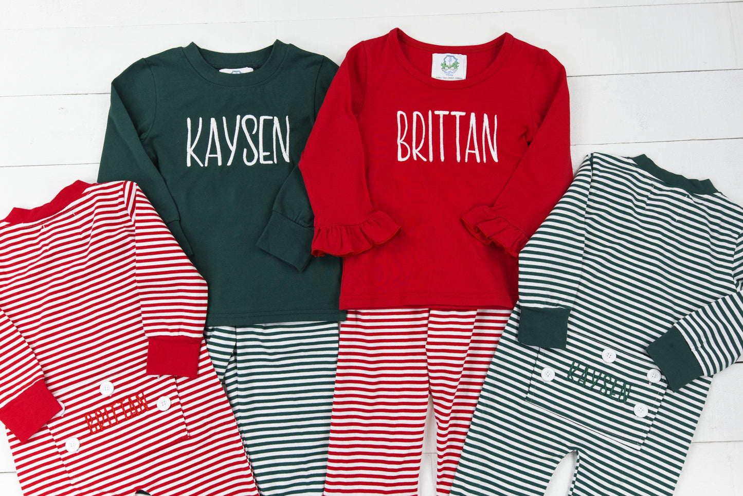 Unisex green stripe zippy lounge